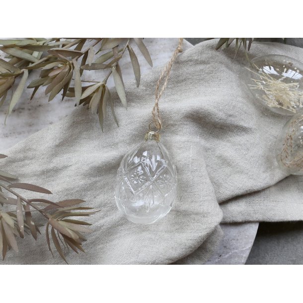 P�ske�g i glas, H7/�5 cm klar