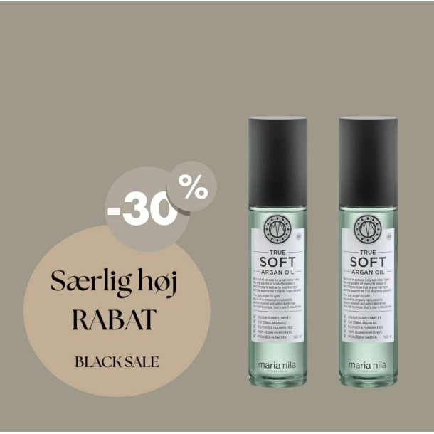 Maria Nila - Black week srlig hj rabat ( 2 x truesoft argan oil 100ml ) 