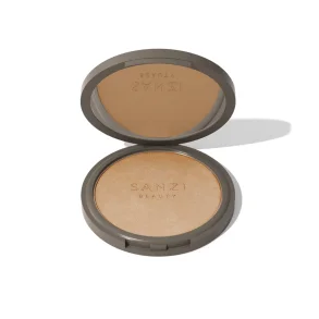 Sanzi beauty - Baked powder - medium deep caramel warm 8g