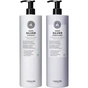 Silver Shampoo + Conditioner - 1L ST