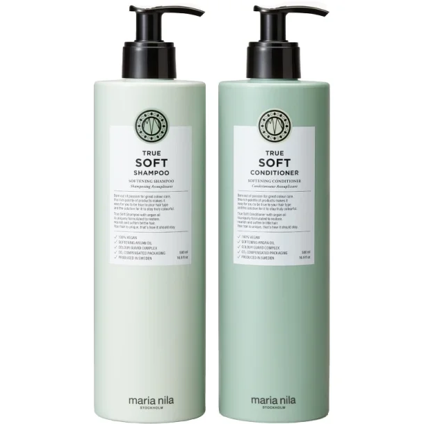 Maria Nila - True Soft Duo Shampoo &amp; Conditioner 500 ml (Limited Edition)